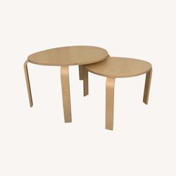 IKEA SVALSTA Nesting Tables - Birch