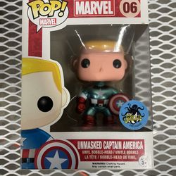 Unmasked Captain America Metallic