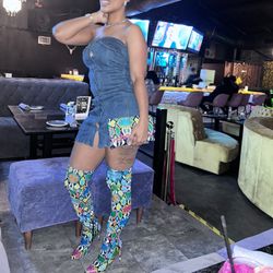 Steve Madden Boots & Clutch