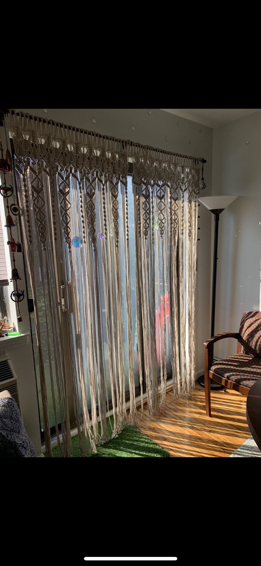 Boho Hand Made Brand New Set Of Rope Curtains