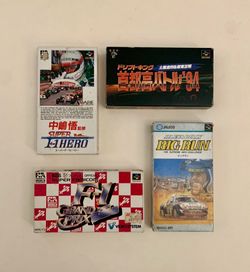 Nintendo Super Famicom racing games