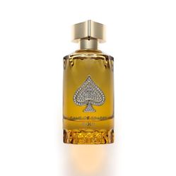 Authentic TESTER Jo Milano Paris Game of Spades GOLD 3.4 fl oz 100ml Parfum spray for Unisex (In Plain Black Box)