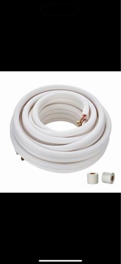 50 ft. Mini Split Line Set, Copper Pipes Tubing and Triple-Layer Insulation, for Mini Split Air Conditioning Refrigerant