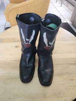 Harley Davidson steel toe boots size 12
