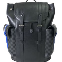 Louis Vuitton Christopher Epi Leather Damier Graphite Special Edition Backpack 
