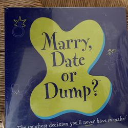 “Marry, Date or Dump?" Board Game-New