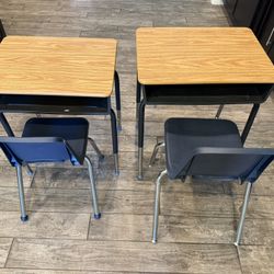 Children’s School Desk And Chair