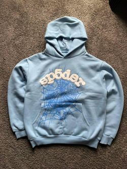Blue hoodie