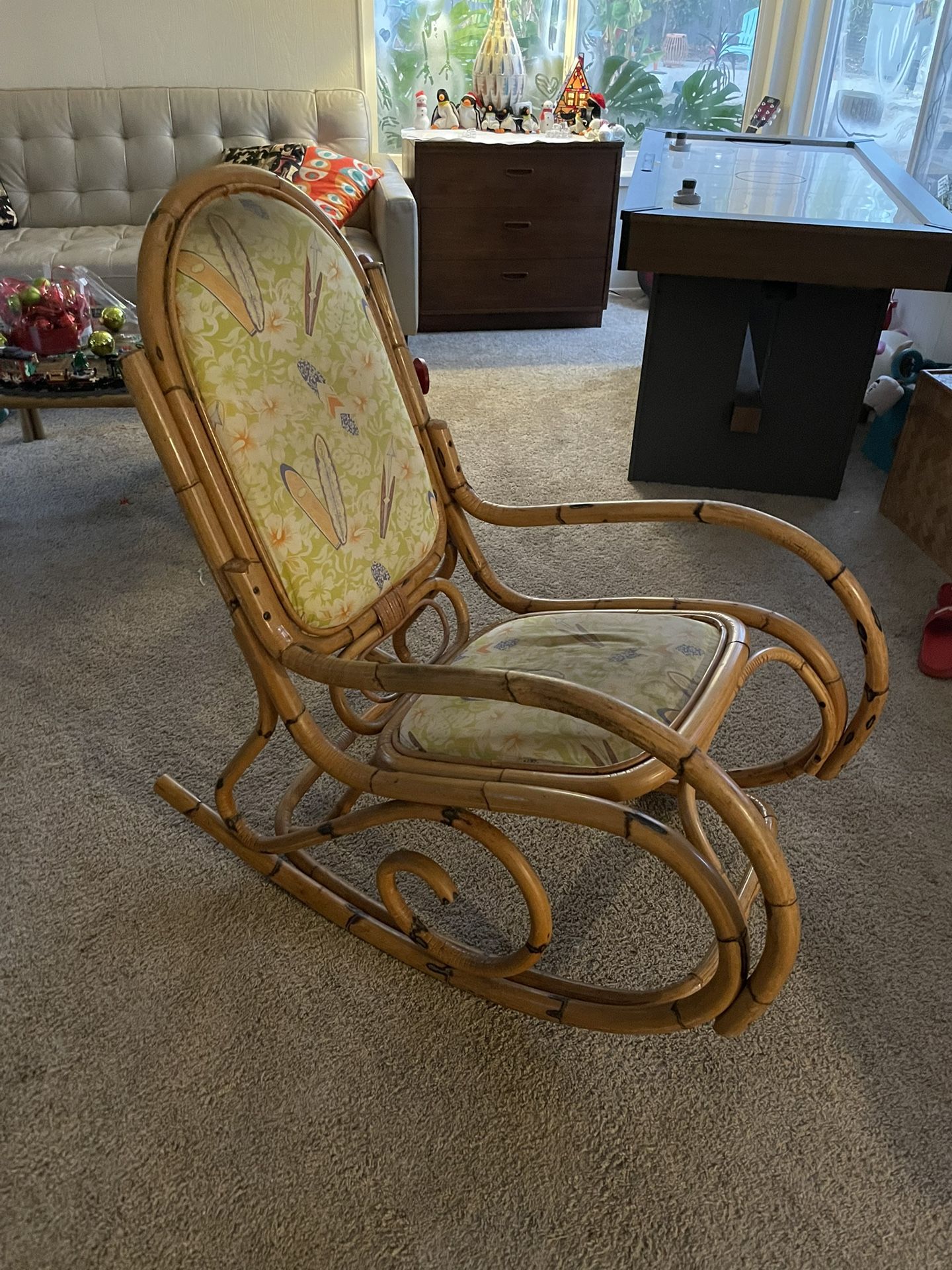 Vintage Bent cane Rocking Chair