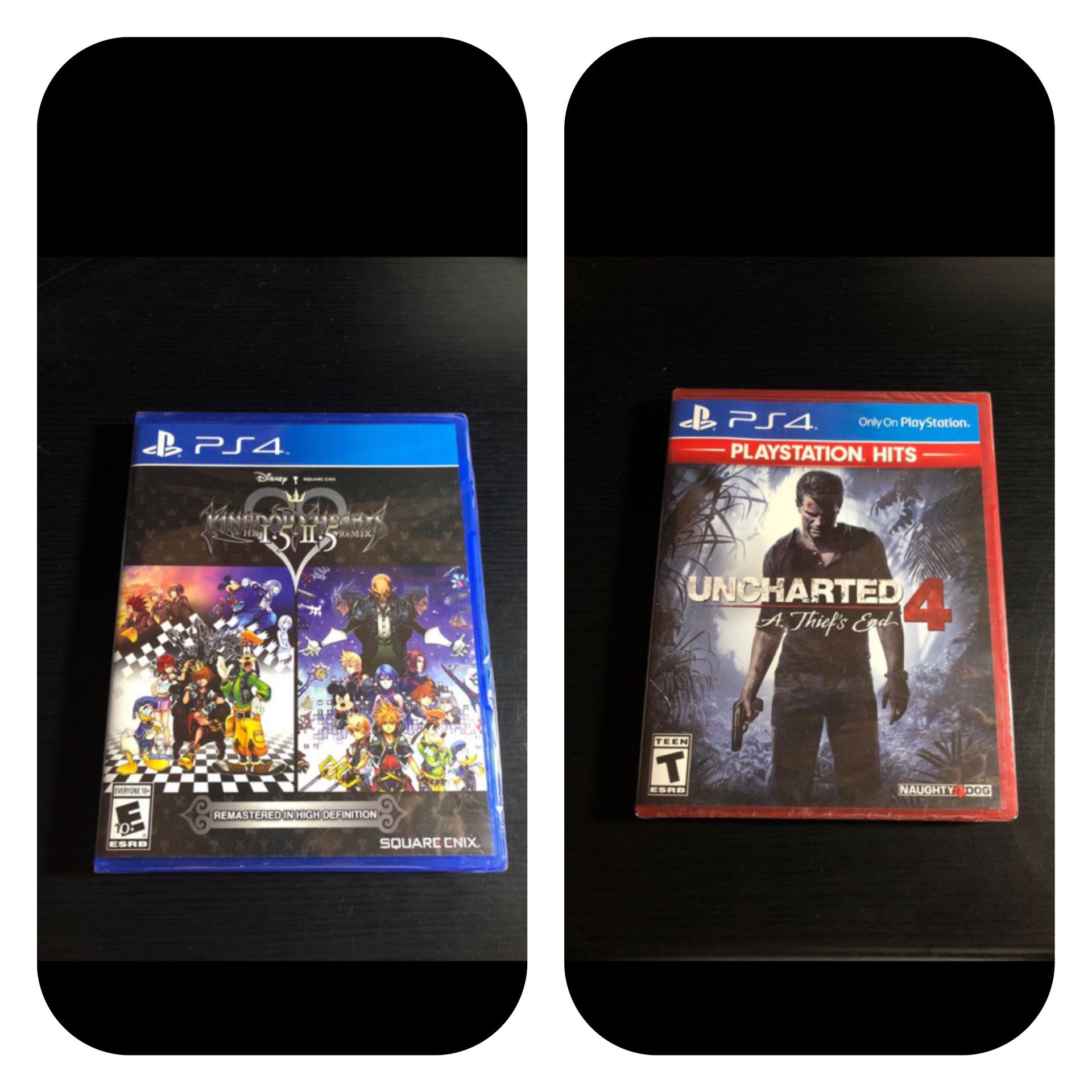 2 PlayStation 4 games factory sealed
