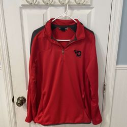 University Of Dayton Flyers Red Under Armour Quarter Zip