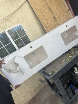 His And Hers Sink New Still Has The Plastic , It’s Dusty Be It’s Outside 