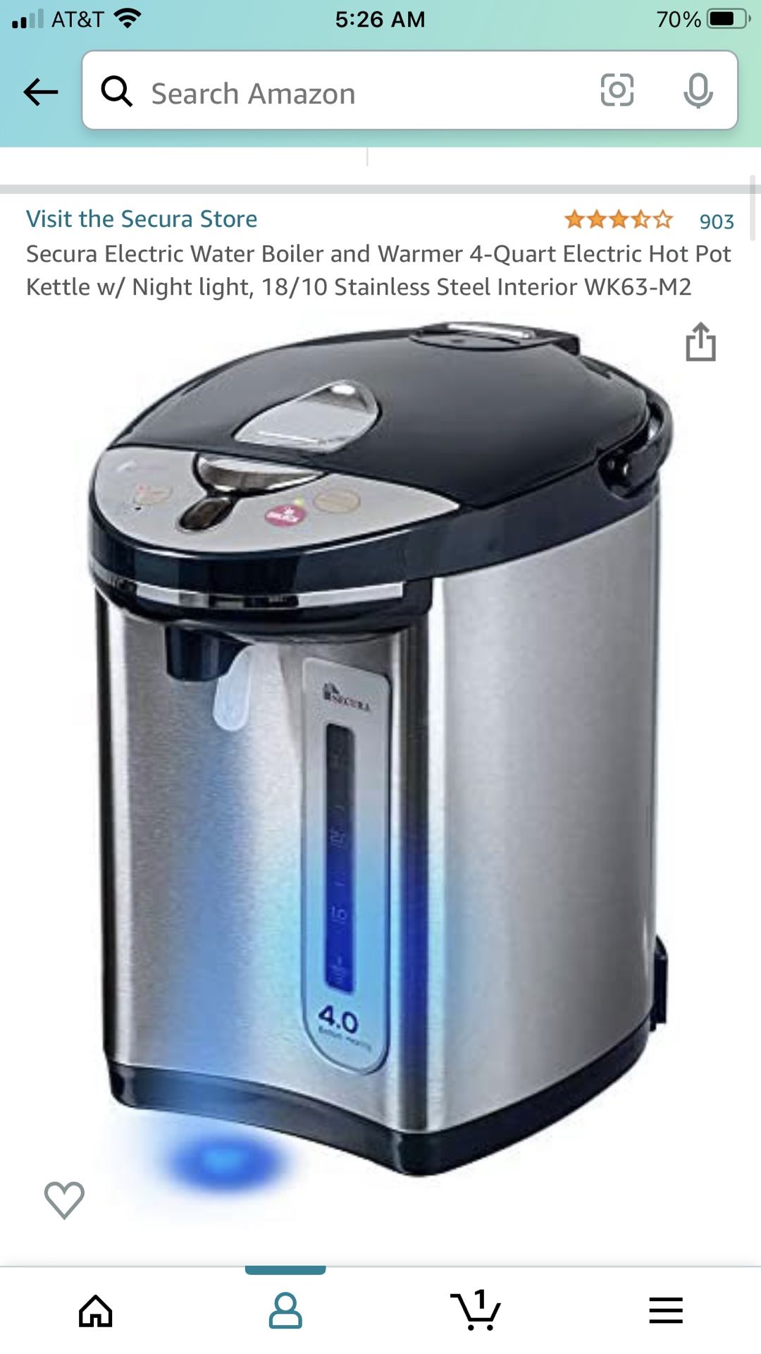 Water Boiler Electric Kettle 10quart