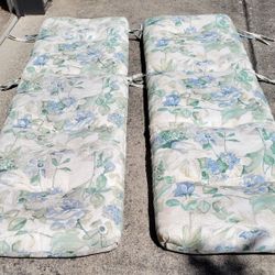 Chaise Lounge Cushions, Pair
