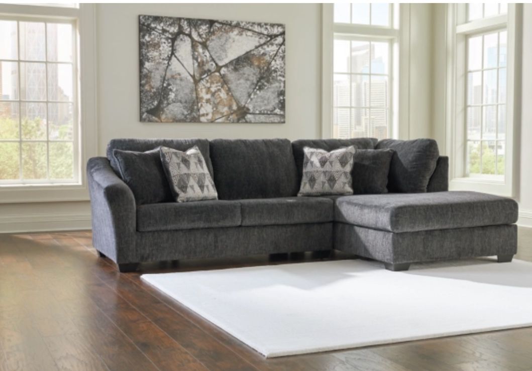 New grey Sectional 