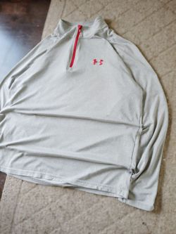 Under armor grey quarter zip
