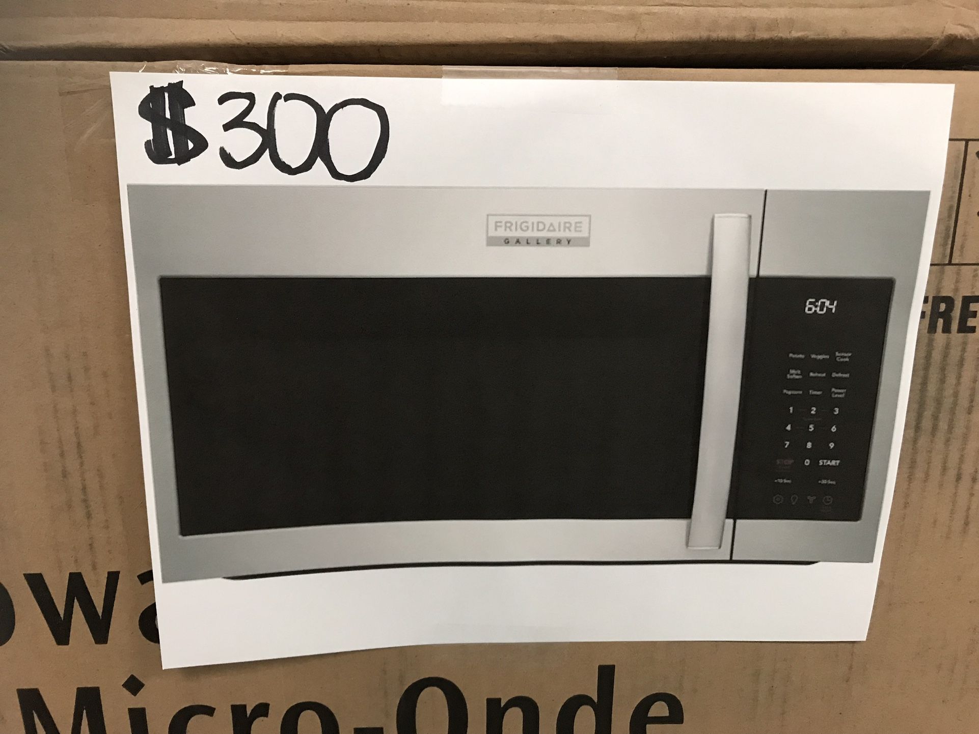Frigidaire Gallery OTR Microwave 30in