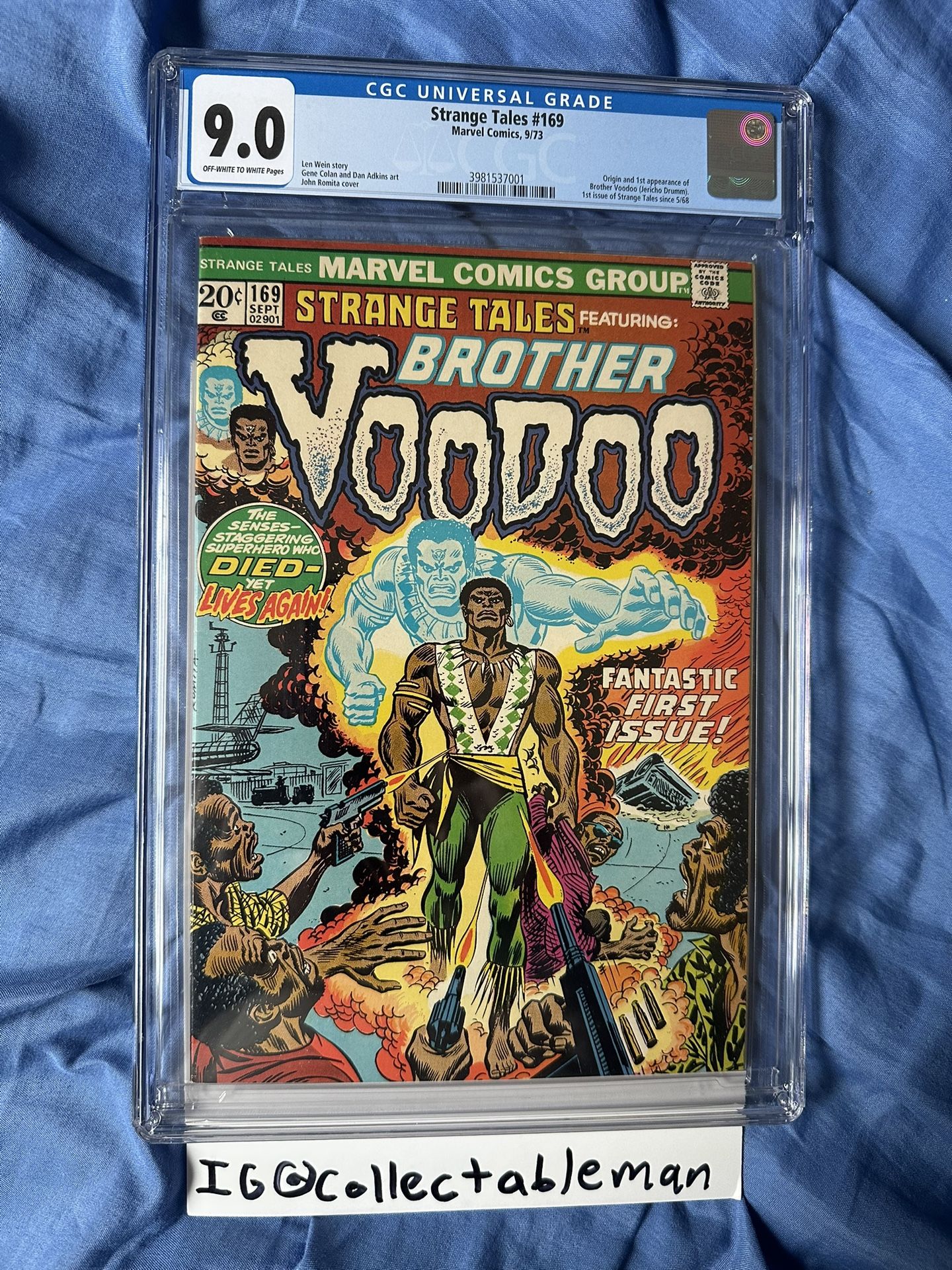 Strange Tales #169 (Marvel 1973) CGC 9.0  : 1st Brother Voodoo