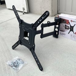 $19 (New in box) Full Motion TV Wall Mount for 17-55” TVs Swivel and Tilt Bracket VESA 400x400mm, Max weight 66 Lbs