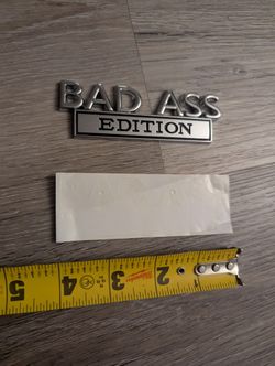 'Badazz Edition' Car Emblem With Adhesive! 