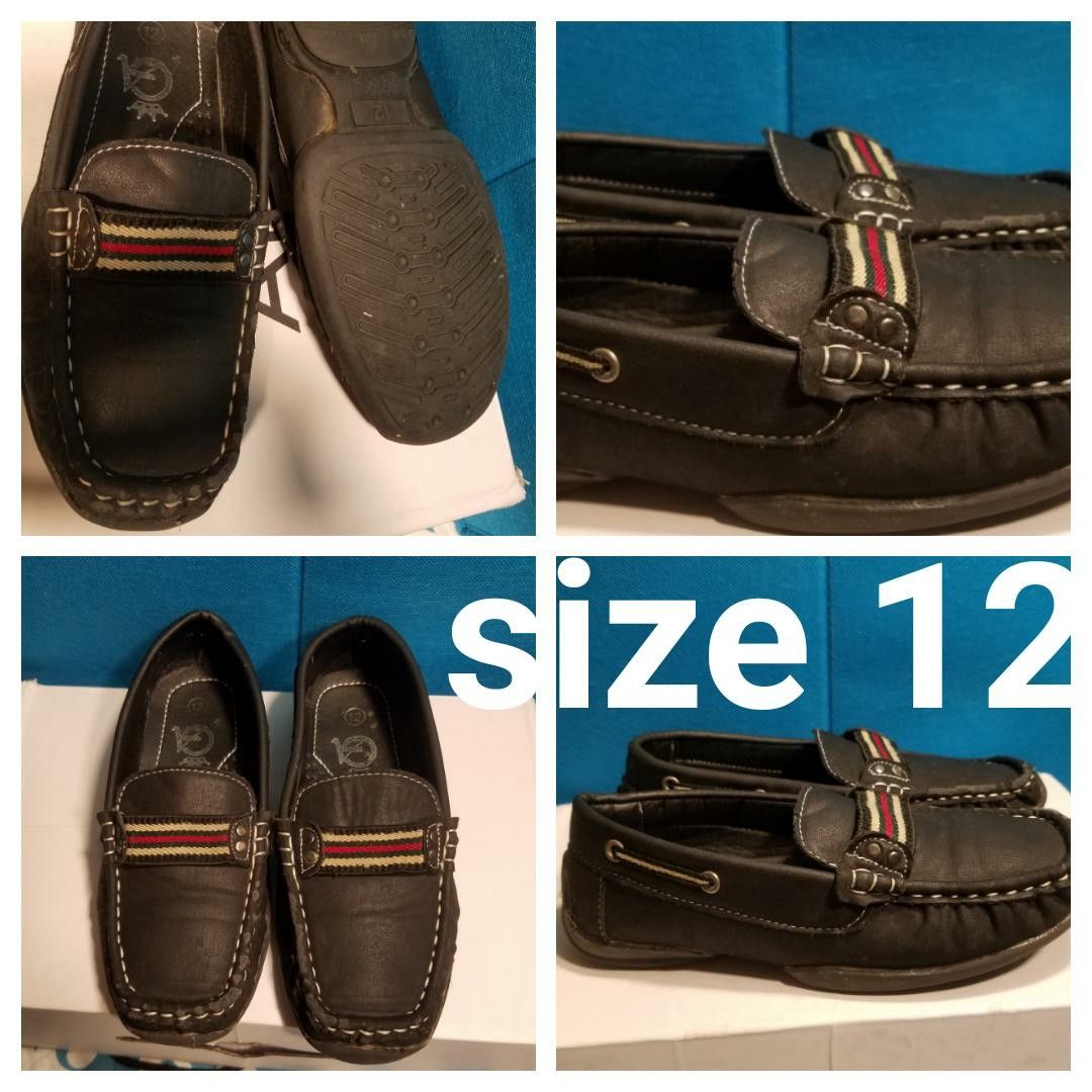 Boys loafers shoes size 12