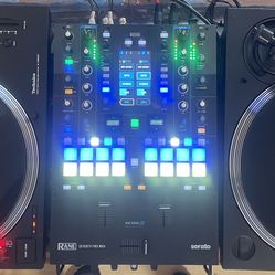 Technics 1200 Mk7 And Rane Mixer