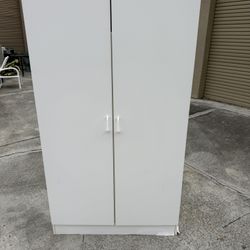 Two Door Seven Shelf Storage Cabinet, 39 X 21, 69 Tall