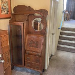 Antique Oak Secretary