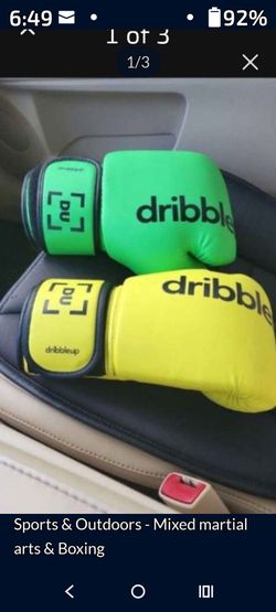 DRIBBLE UP BOXING GLOVES 12 Oz
