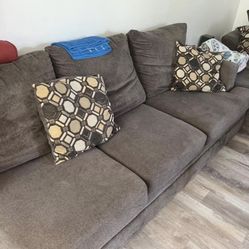 Sectional Grey Couch 