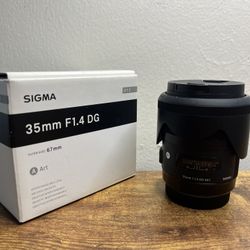 SIGMA 35mm F/1.4 DG HSM ART LENS 
