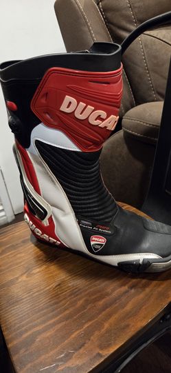 Ducati corse racing boots size 11-12