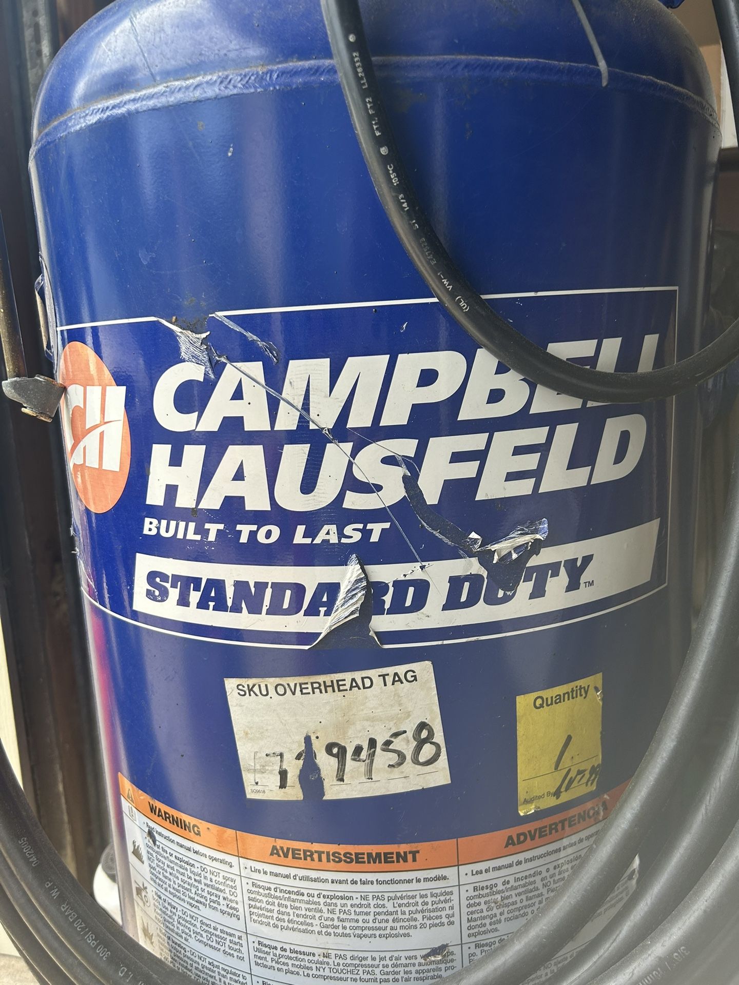 Campbell Hausfeld Compressor