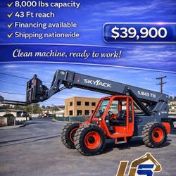 2018 Skyjack 8000 Lbs Telehandler 