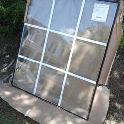 window glass, vacuum sealed. See decal