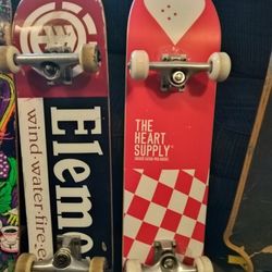 Element & The Heart Supply Skateboards