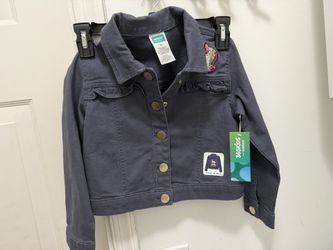 Girl, 365 Kids from Garanimals Unicorn Jacket Size 6 – Navy Jean-Style