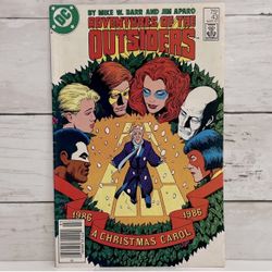 Vintage 1986 Adventures of the Outsiders: A Christmas Carol #43 DC Comic