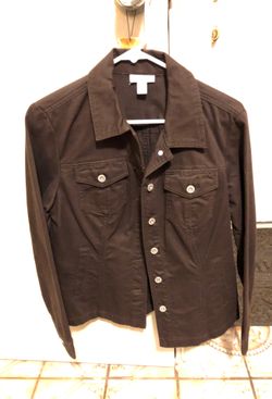 Charter Club brown jean jacket