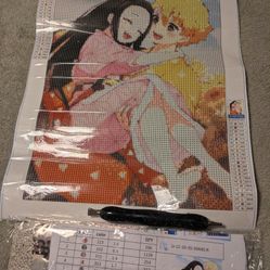 New Anime Diamond Art Kit 30cm  X 40cm