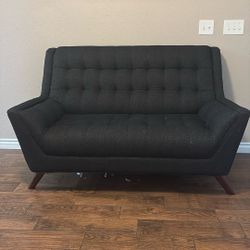 Black Couch Set 2/3 Seat 