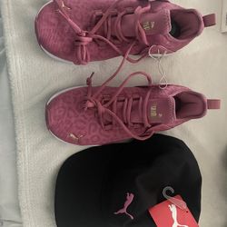 Puma Shoes and Hat 