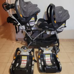 Chicco KeyFit Car Seat And Universal Stroller - Twins