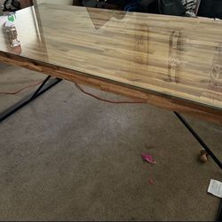 Glass Top Table
