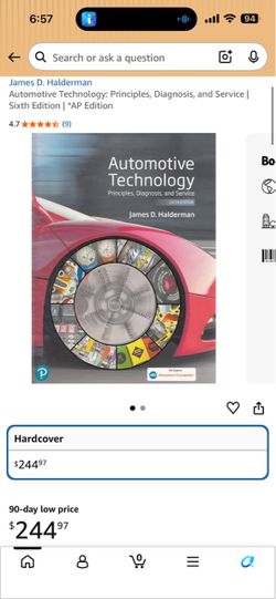 Automotive Technology TextBook Sixth Edition