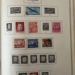 German Democratic Republic Postage Stamp Collection Of 14 Stamps Issue 1956 Germany 🇩🇪 