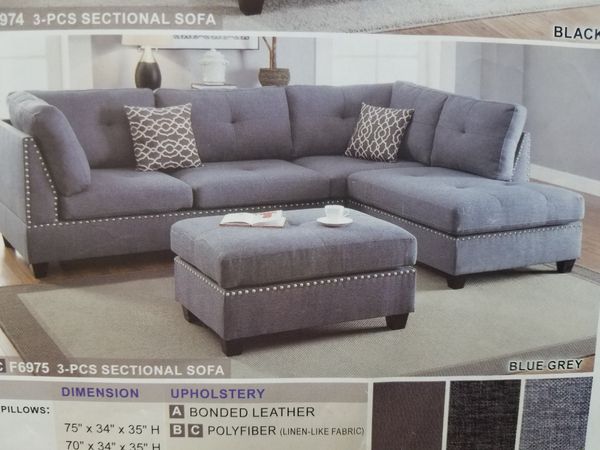 Sectional Sofa With The Free Ottoman 39 Down For In Haltom Sectional Sofa With The Free Ottoman 39 Down For In Haltom City Tx Offerup