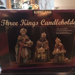 Three King Candle Holder 
