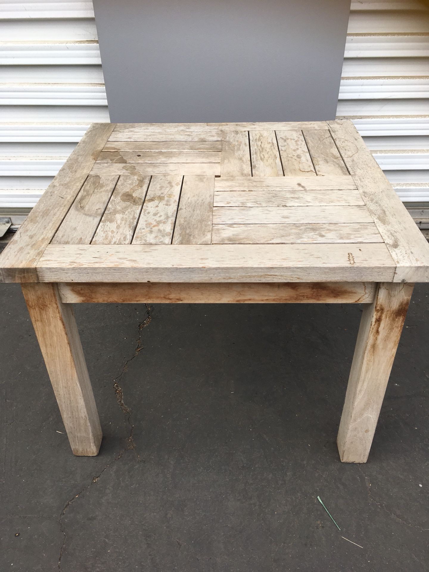 Nice Sturdy Teak Wood Table