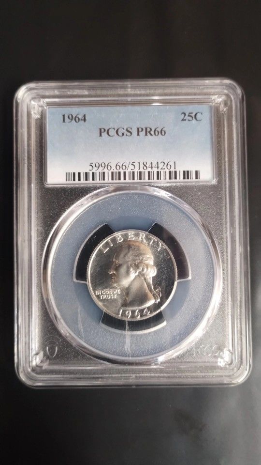 PR66 Silver Washington Quarter